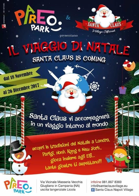 Nel Pareo Park tutto pronto per il Santa Claus Village, dal 18 novembre al 26 dicembre
