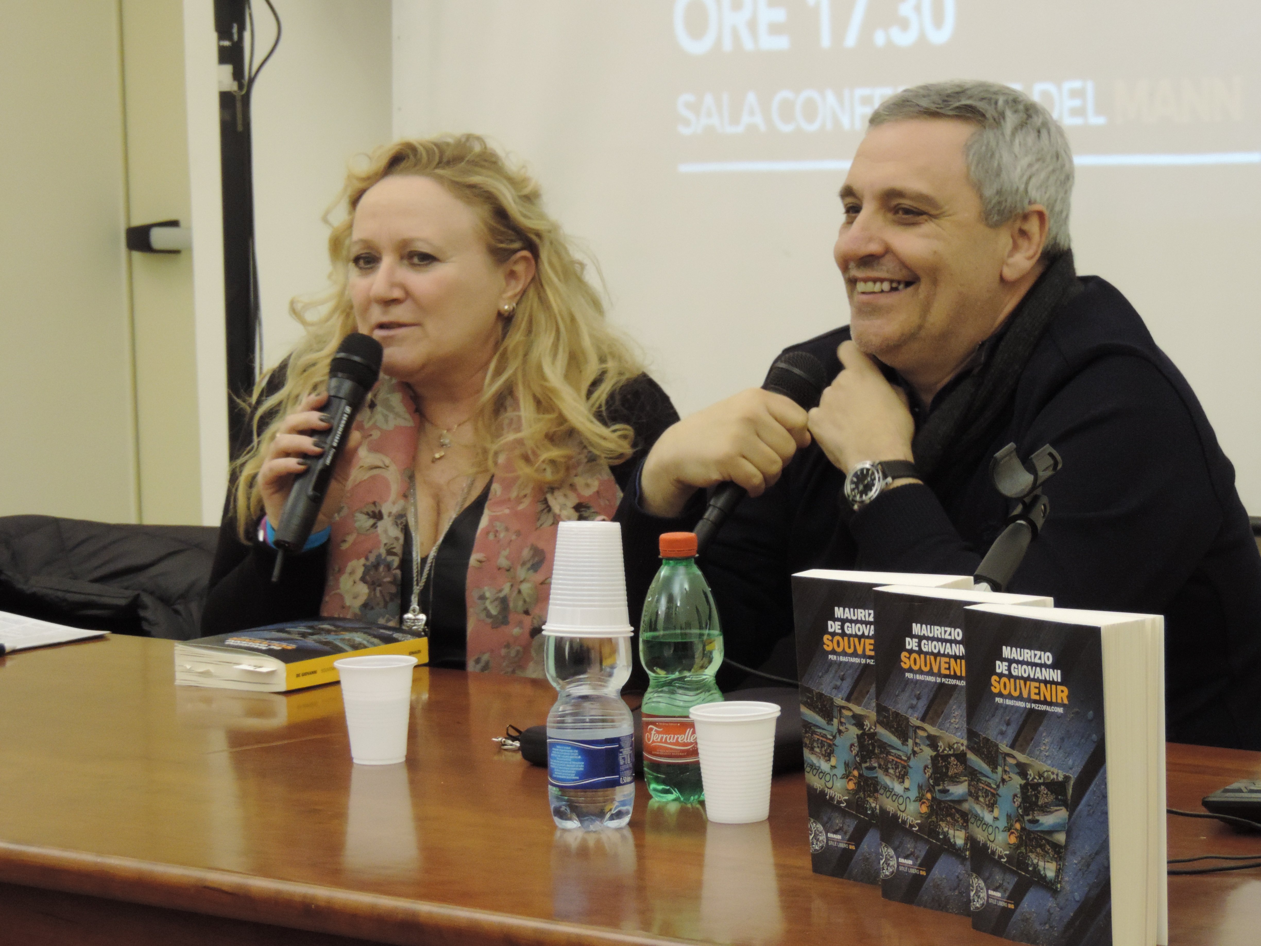 Presentato al MANN il nuovo libro di Maurizio De Giovanni – 16 febbraio 2018 – Photogallery
