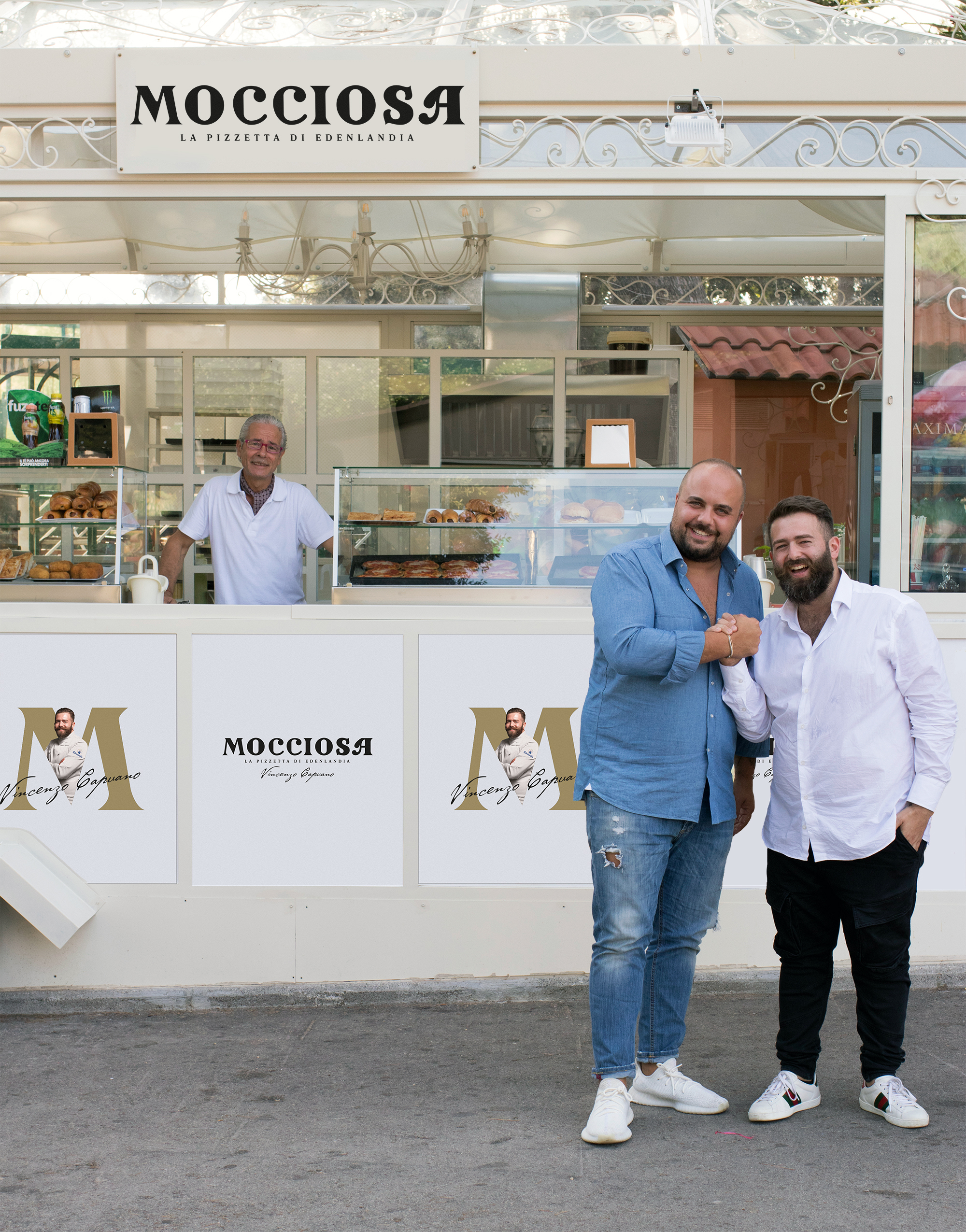 Mocciosa, la pizzetta di Edenlandia in versione gourmet grazie a Vincenzo Capuano