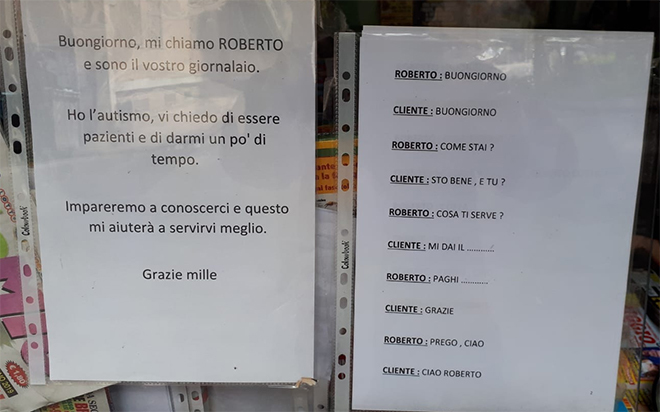 A via Piave c’è l’edicola delle… fate. La storia di Roberto, giovane giornalaio di Soccavo a Napoli
