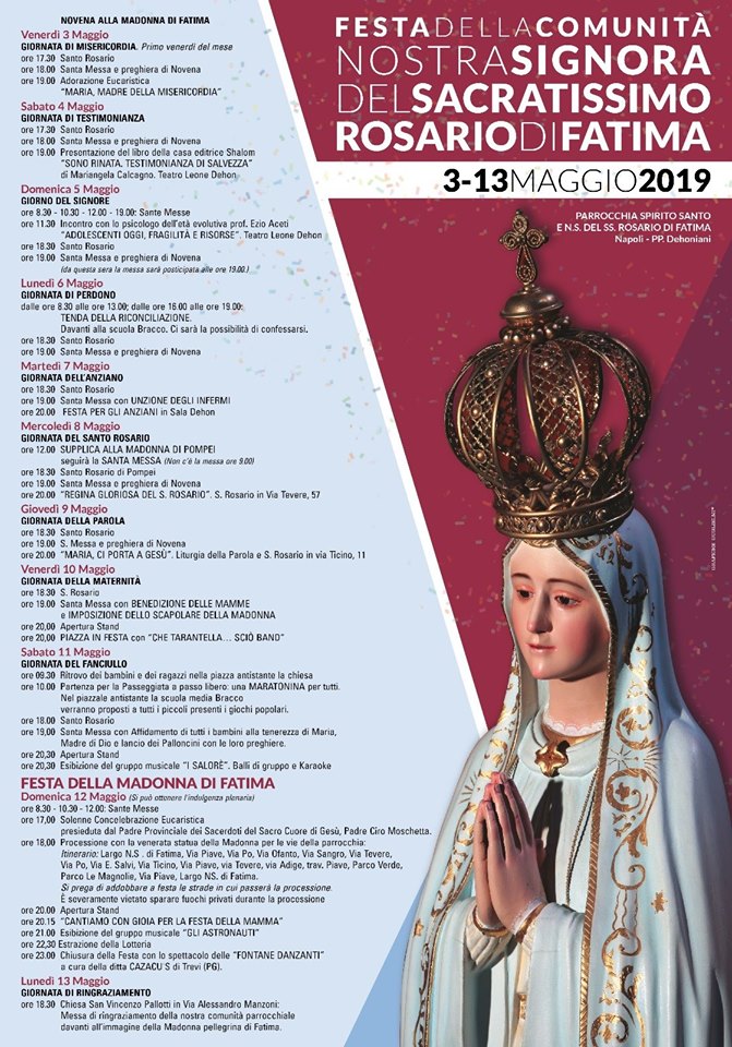 Maratonina a Soccavo per la Giornata del Fanciullo, organizzata dalla parrocchia N.S. di Fatima