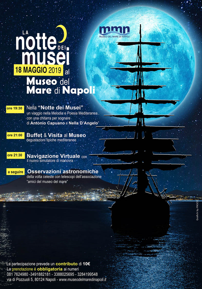 La Notte dei Musei. Viaggio nella Melodia e Poesia mediterranea al Museo del Mare di Napoli