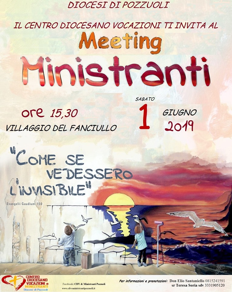 Sabato 1 giugno, al Villaggio del Fanciullo di Pozzuoli il Meeting diocesano dei Ministranti
