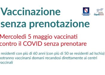 Oggi tutti gli Hub vaccinali dell’ASL Napoli 2 Nord effettueranno vaccinazioni senza prenotazione