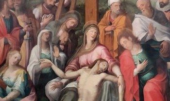 Pala d’altare “Il compianto” dell’artista Decio Tramontano. A Marigliano presentazione del restauro