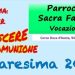 Catechesi comunitaria a Pianura tenuta dal vescovo, monsignor Carlo Villano