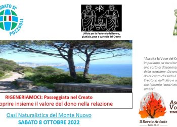“Passeggiata nel Creato”, sabato 8 ottobre nell’Oasi naturalistica di Monte Nuovo a Pozzuoli
