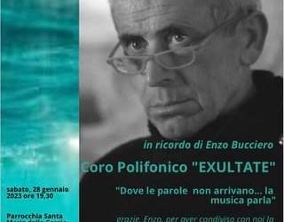 Concerto del Coro Exultate nella chiesa Santa Maria delle Grazie a Pozzuoli in ricordo di Enzo Bucciero, sabato 28 gennaio