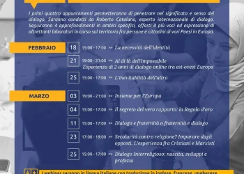 Progetto DialogUE per praticare l’arte del dialogo. Corso on line dal 18 febbraio al 25 marzo