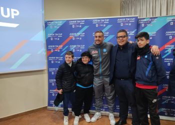 I giovani Under 14 della Junior Tim Cup incontrano il portiere del Napoli