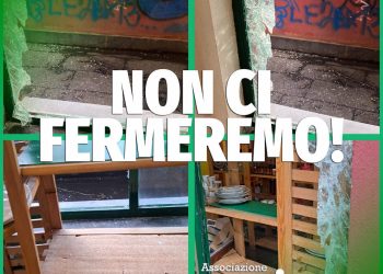 Presidio solidale davanti la Bottega del commercio equo e solidale di Mani Tese, sabato 6 gennaio