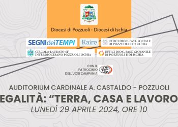 A Pozzuoli convegno “Legalità: Terra, Casa, Lavoro”. Gli studenti incontrano il vescovo,  le istituzioni e forze dell’ordine