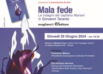 A Trecase presentazione del libro “Mala fede. Le indagini del capitano mariani” di Giovanni Taranto