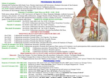 Festa patronale San Gennaro organizzata dal Santuario Santa Maria delle Grazie a Trecase