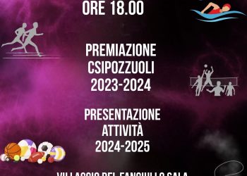 A Pozzuoli cerimonia di premiazione e avvio della nuova stagione sportiva del Csi Zona Flegrea
