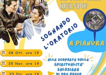 Al via il percorso di formazione per gli operatori degli Oratori, lunedì 28 ottobre a Pianura