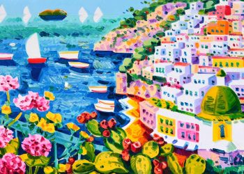 Vernissage “Luce e Colori del Mediterraneo nelle visioni di Athos Faccincani” nella Galleria Barbato a Scafati