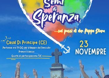 Itinerario “Semi di Speranza”, il vescovo Villano con i giovani di Pozzuoli e di Ischia a Casal di Principe