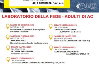 Azione Cattolica Adulti: “Dalla marginalità alla comunità”. Incontro formativo a Bagnoli, sabato 11 gennaio