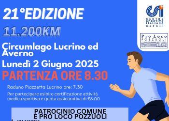 Passeggiata e Corriamo nel Mito. Edizione 2025 intorno ai laghi Lucrino e Averno