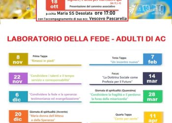 A Bagnoli avvio del Laboratorio della Fede dell’Ac adulti nella parrocchia Desolata