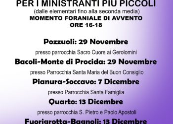 Momenti foraniali per i Ministranti più piccoli organizzati a Pozzuoli e Bacoli